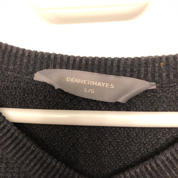 Men’s Charcoal LG Denver Hayes Sweater - Picture 2 of 4